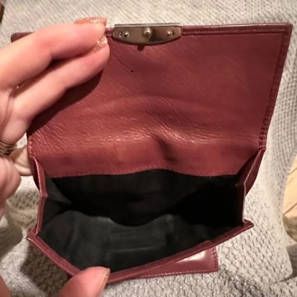 Prada Vintage Burgundy Leather Wallet - Picture 4 of 13